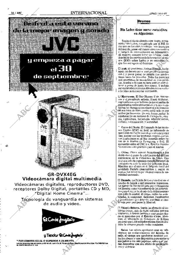 ABC MADRID 14-06-1999 página 86