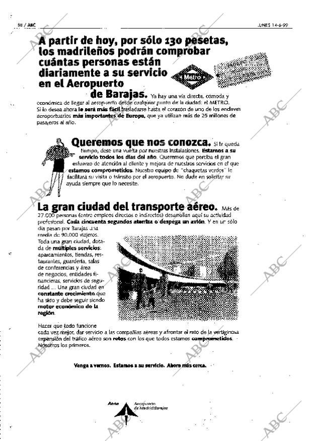 ABC MADRID 14-06-1999 página 88