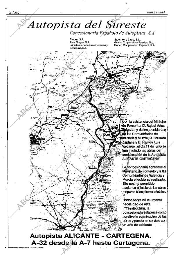 ABC MADRID 14-06-1999 página 96