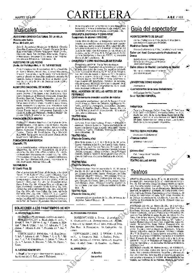 ABC MADRID 15-06-1999 página 103