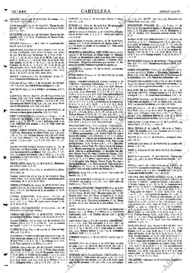 ABC MADRID 15-06-1999 página 108