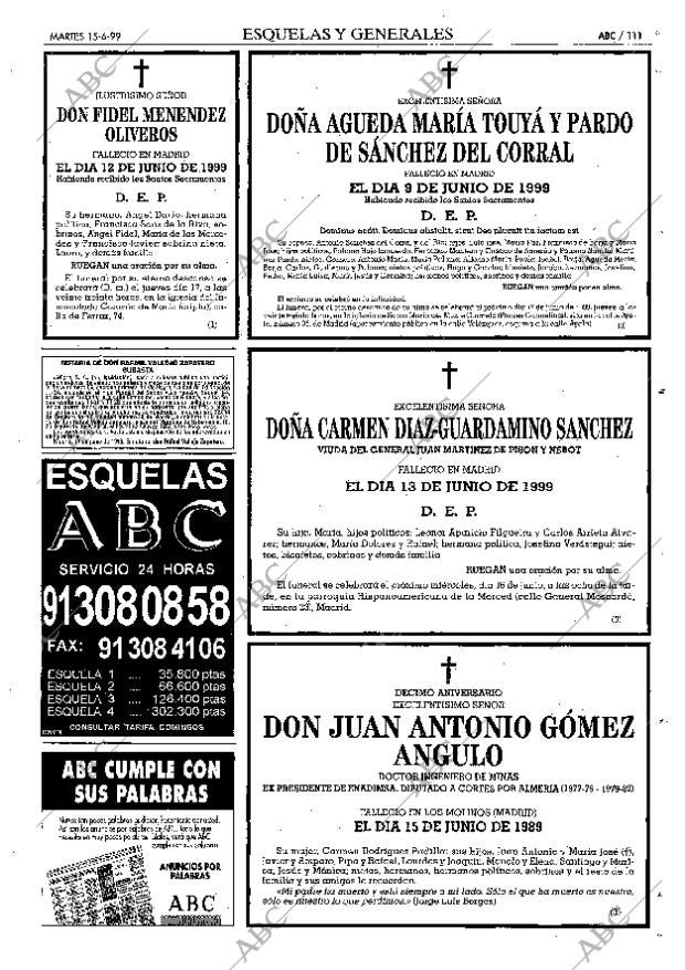 ABC MADRID 15-06-1999 página 111