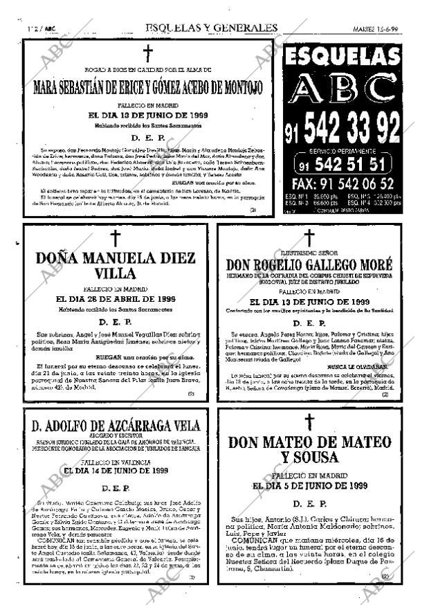 ABC MADRID 15-06-1999 página 112