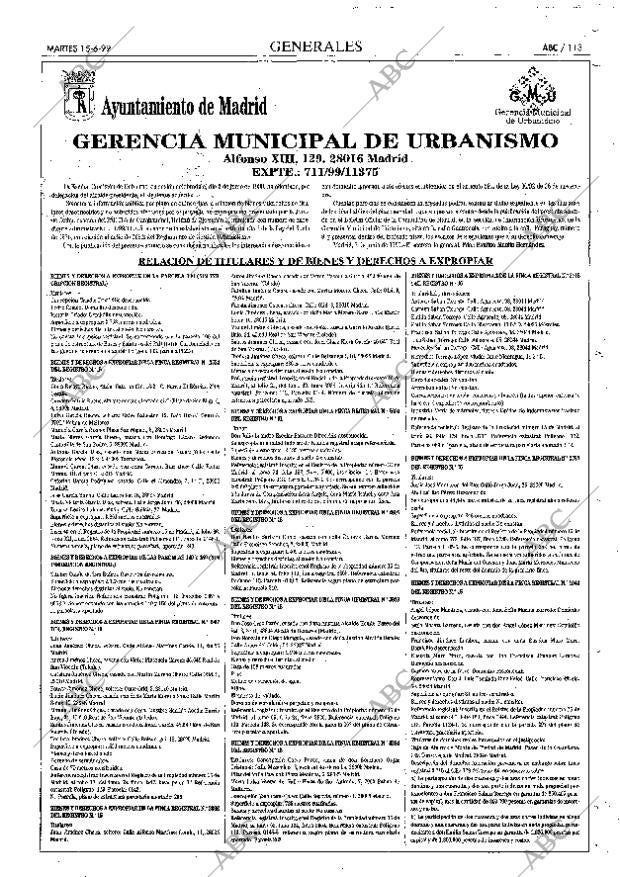 ABC MADRID 15-06-1999 página 113