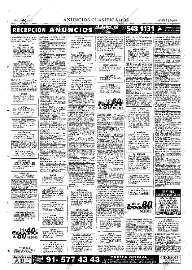 ABC MADRID 15-06-1999 página 116