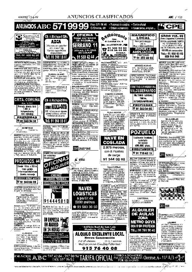 ABC MADRID 15-06-1999 página 123