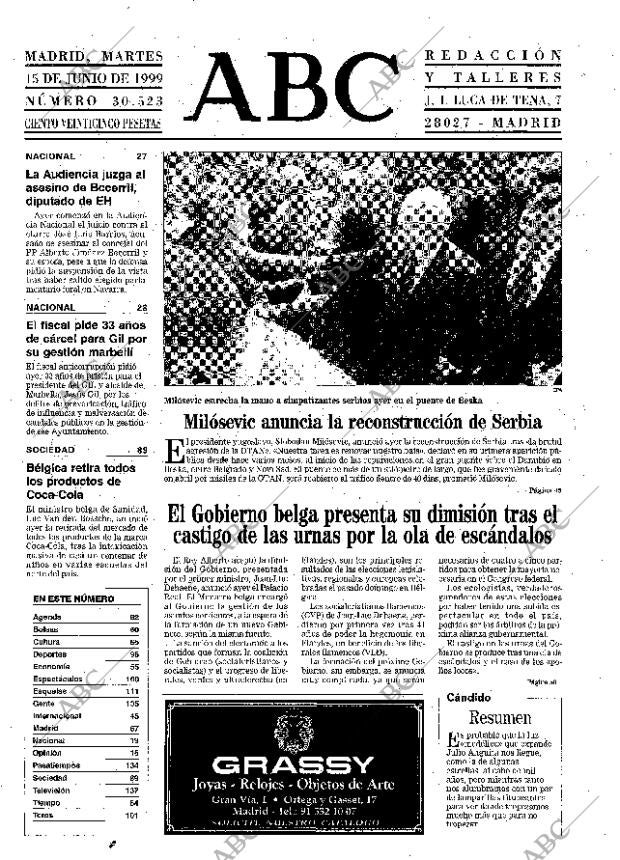 ABC MADRID 15-06-1999 página 13