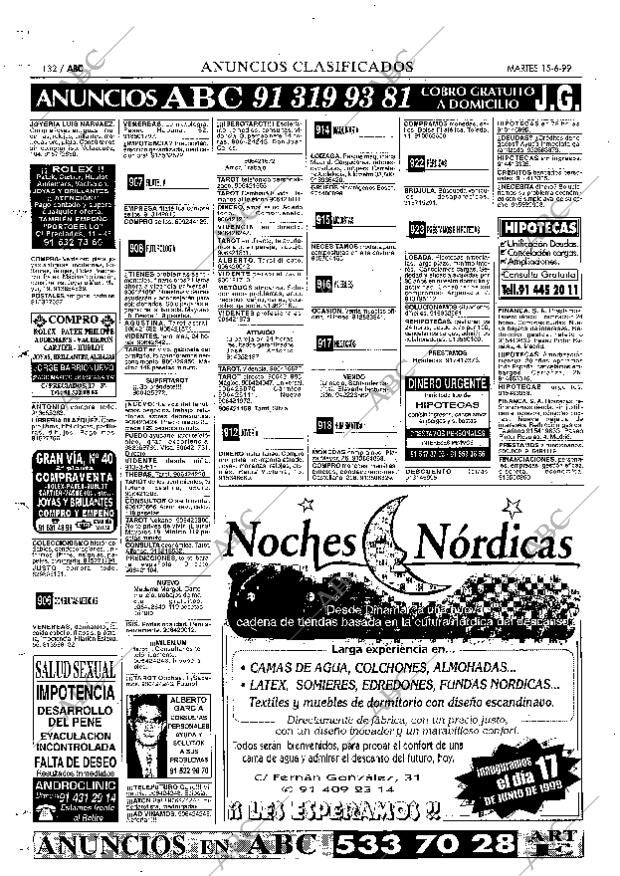 ABC MADRID 15-06-1999 página 132