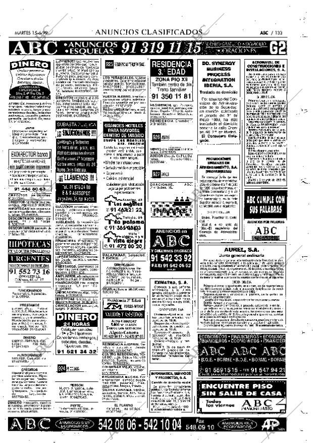 ABC MADRID 15-06-1999 página 133