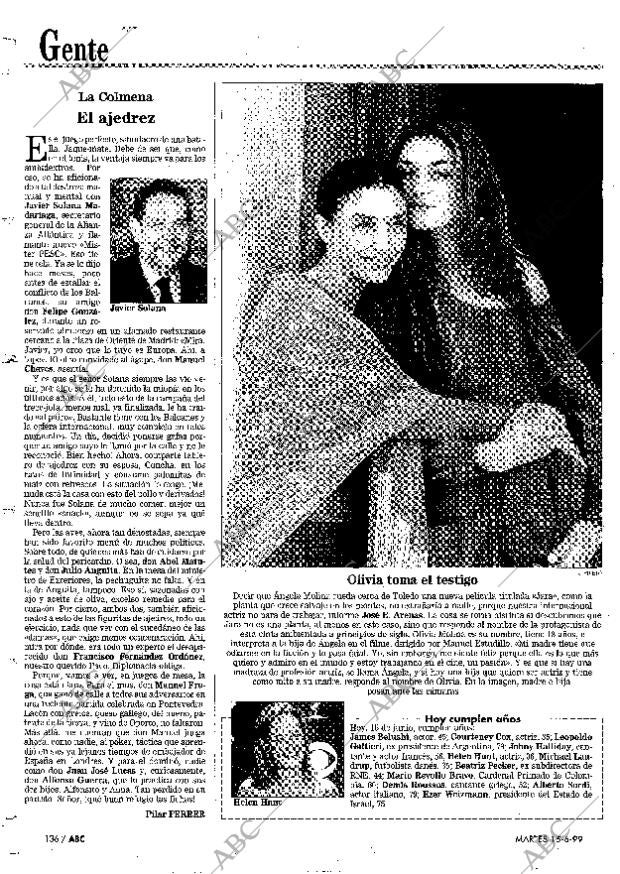 ABC MADRID 15-06-1999 página 136