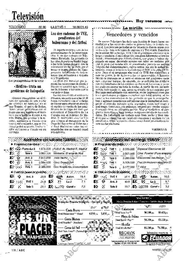 ABC MADRID 15-06-1999 página 138