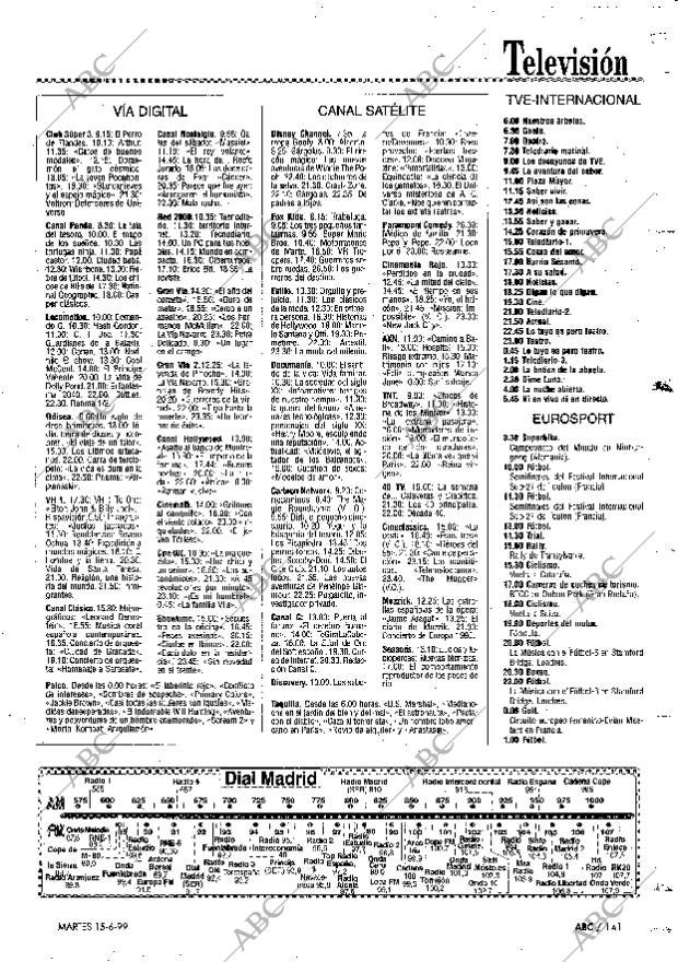 ABC MADRID 15-06-1999 página 141