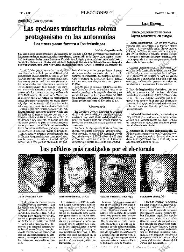 ABC MADRID 15-06-1999 página 30