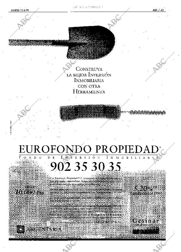 ABC MADRID 15-06-1999 página 43