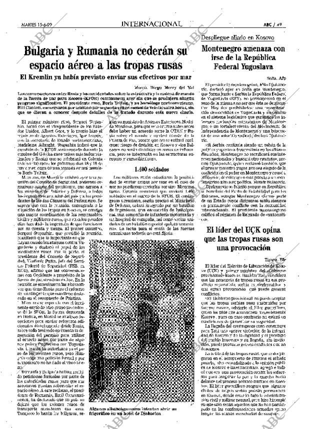 ABC MADRID 15-06-1999 página 49
