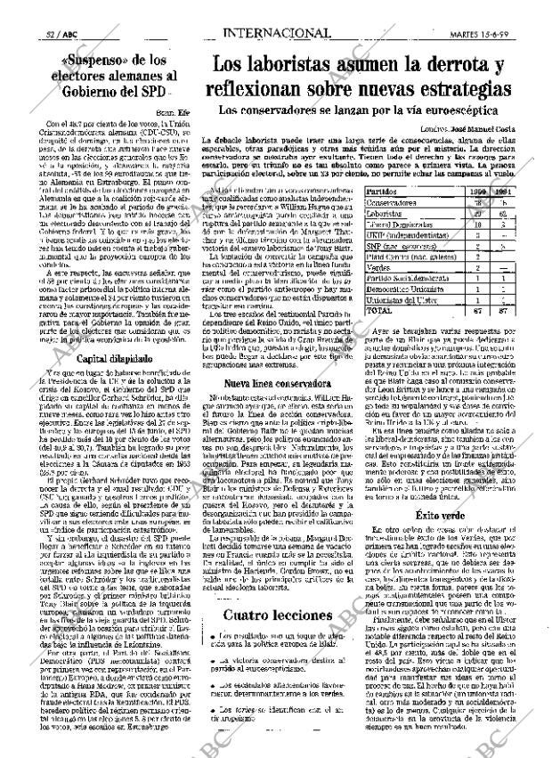ABC MADRID 15-06-1999 página 52
