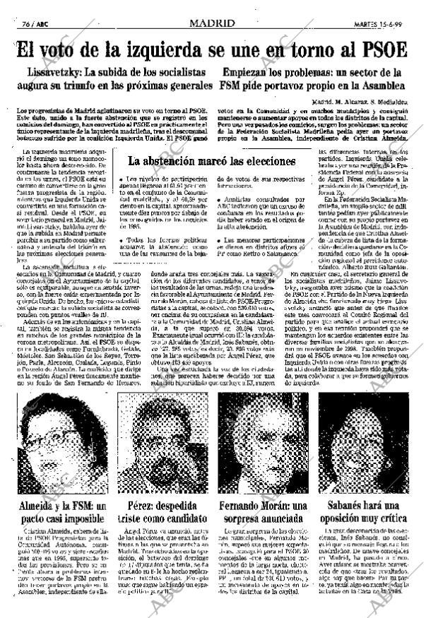 ABC MADRID 15-06-1999 página 76
