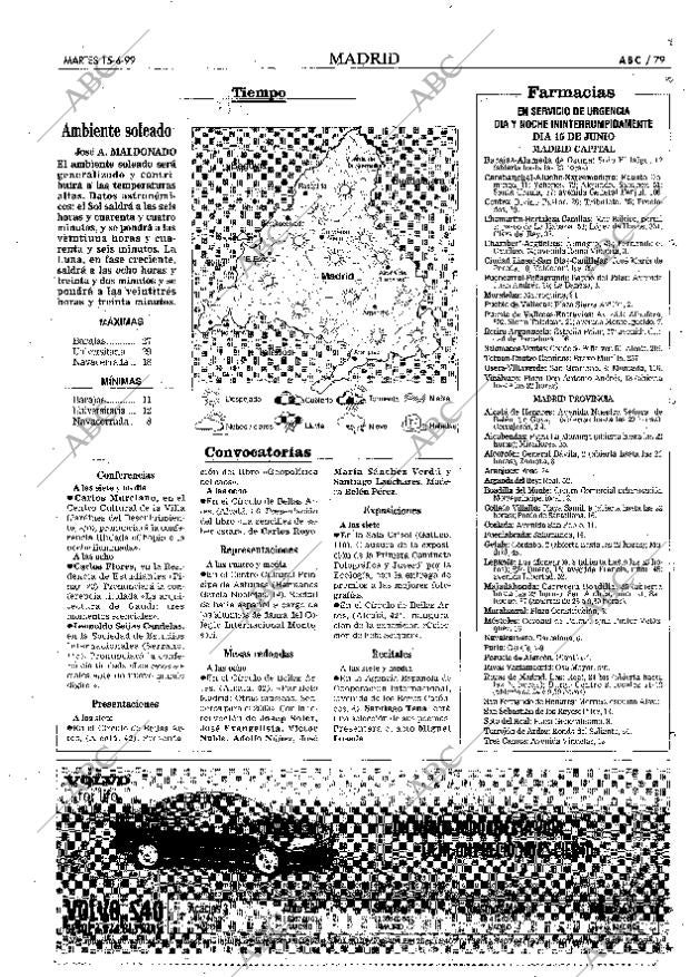 ABC MADRID 15-06-1999 página 79