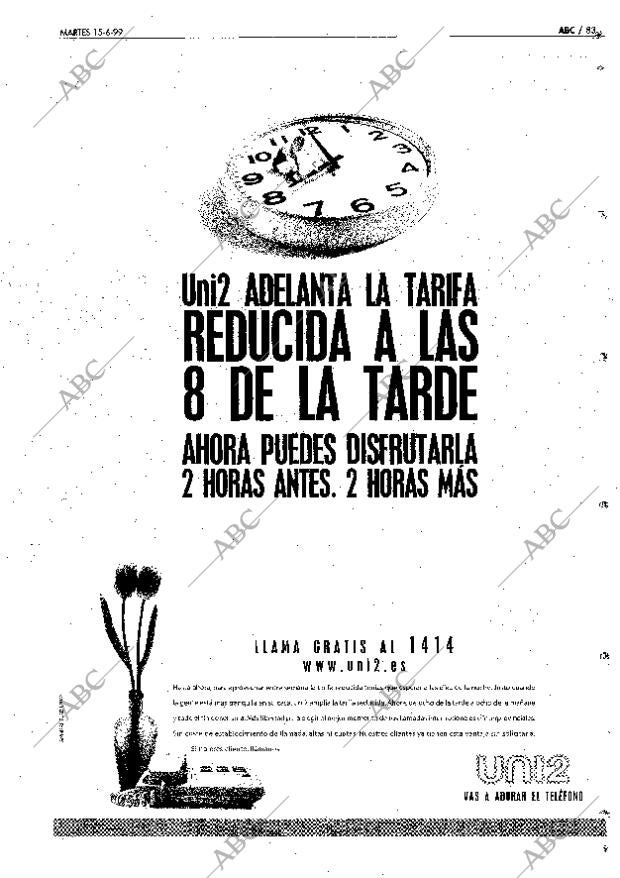 ABC MADRID 15-06-1999 página 83