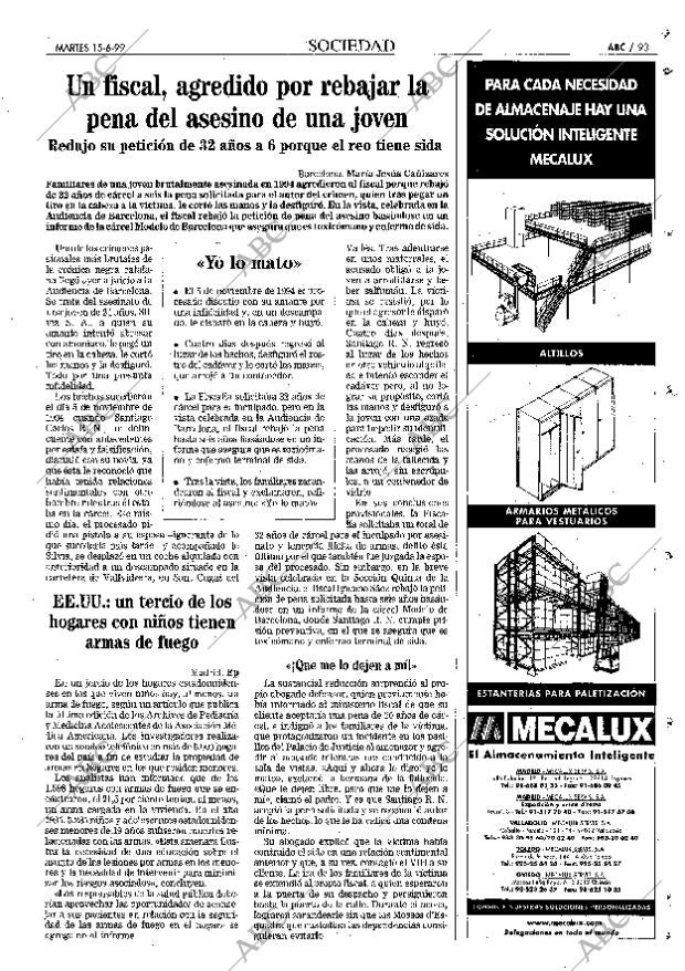 ABC MADRID 15-06-1999 página 93