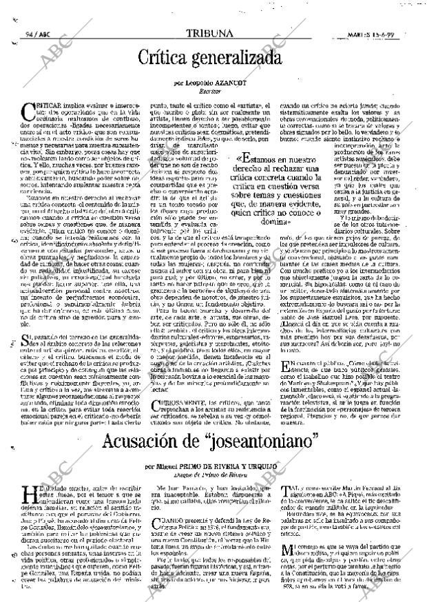ABC MADRID 15-06-1999 página 94