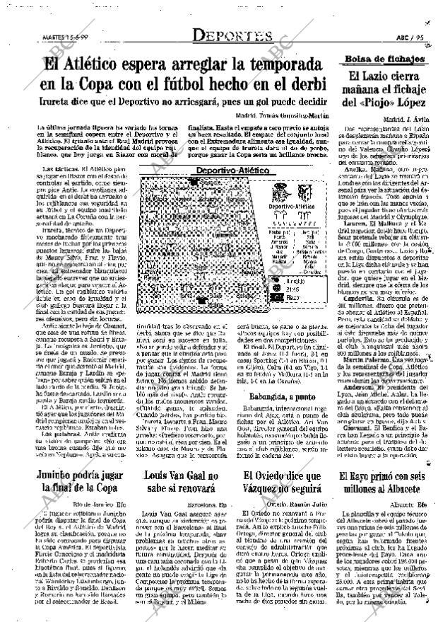 ABC MADRID 15-06-1999 página 95