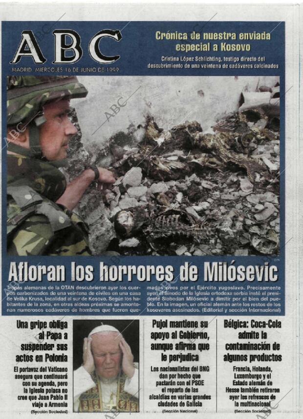 ABC MADRID 16-06-1999 página 1
