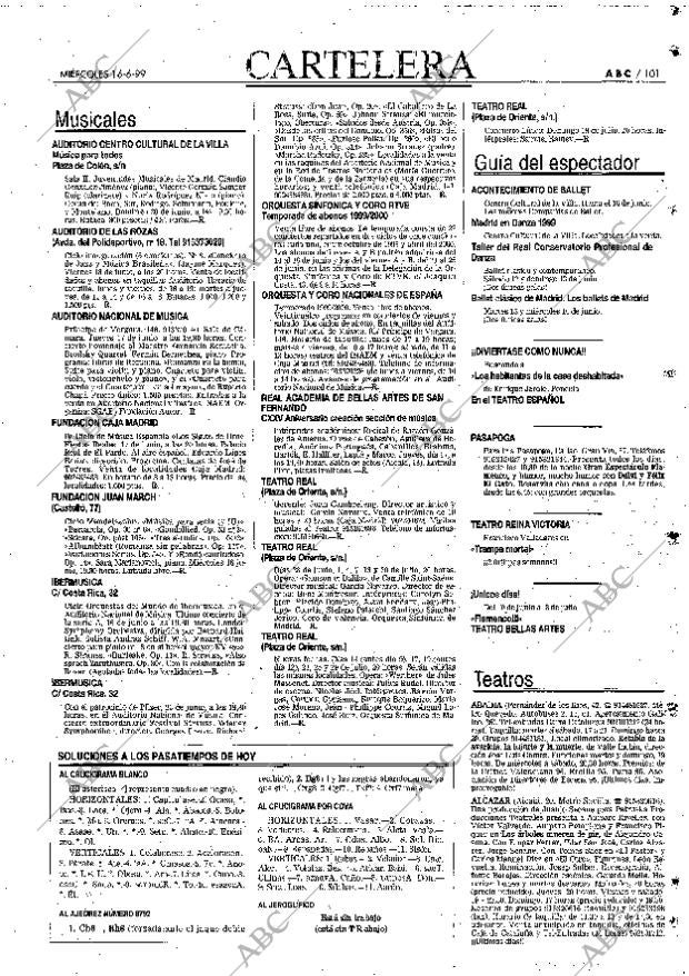 ABC MADRID 16-06-1999 página 101