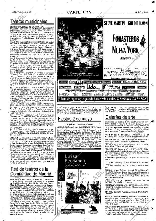 ABC MADRID 16-06-1999 página 103