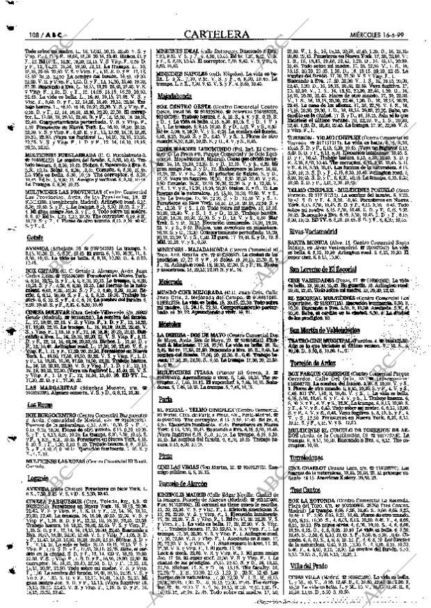 ABC MADRID 16-06-1999 página 108