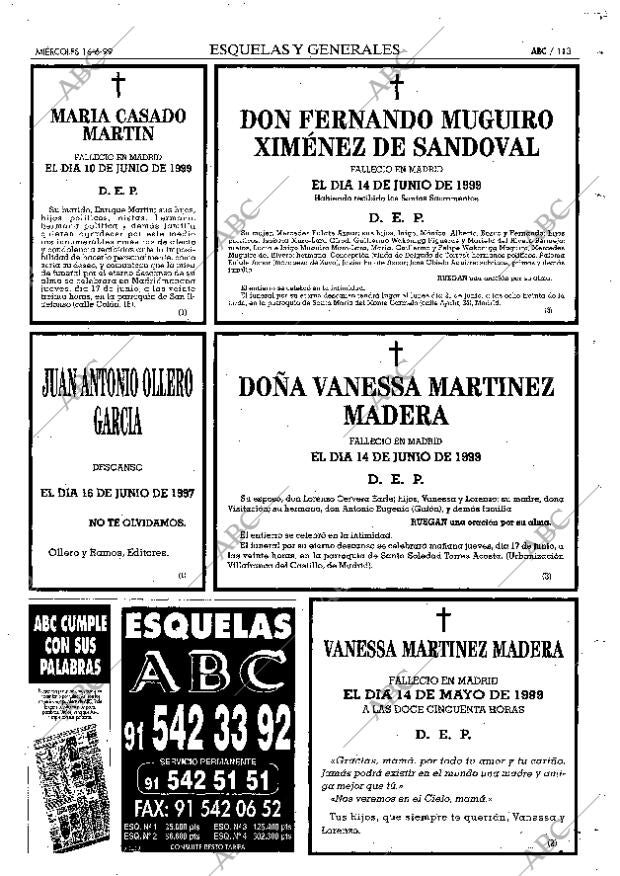 ABC MADRID 16-06-1999 página 113