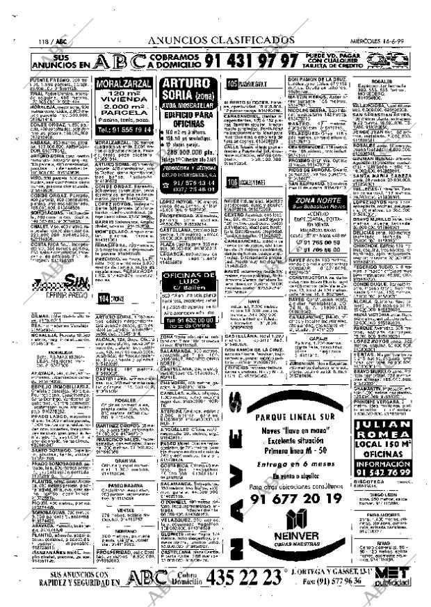ABC MADRID 16-06-1999 página 118