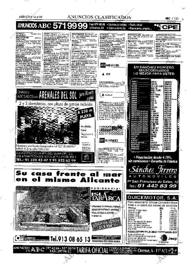 ABC MADRID 16-06-1999 página 123