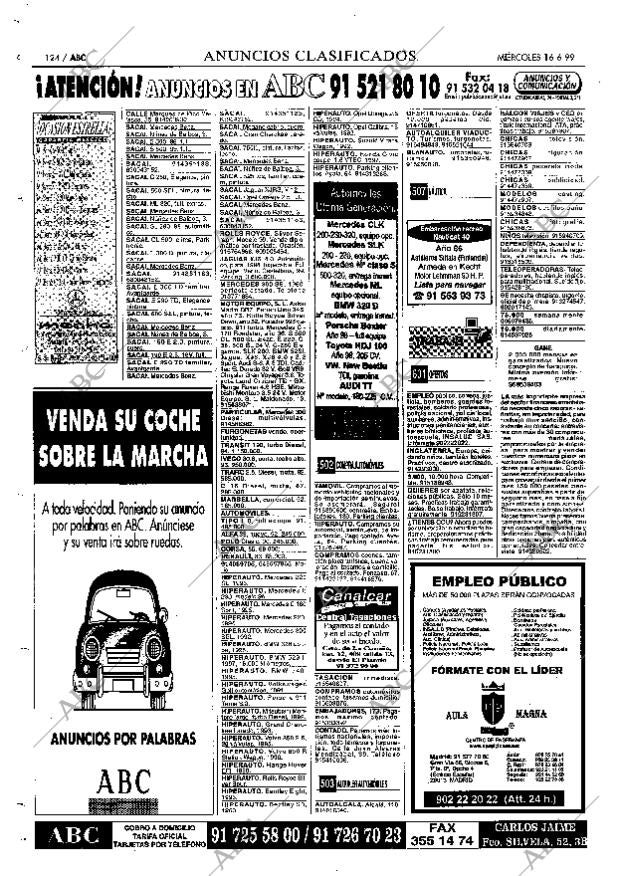 ABC MADRID 16-06-1999 página 124