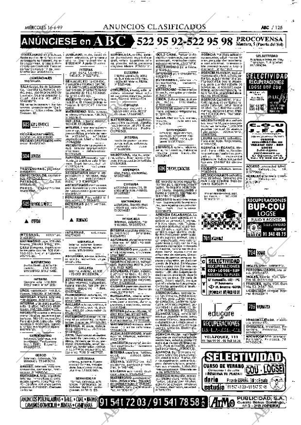 ABC MADRID 16-06-1999 página 125