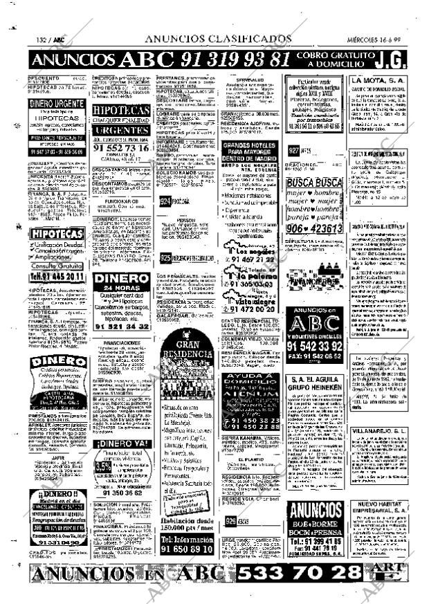 ABC MADRID 16-06-1999 página 132