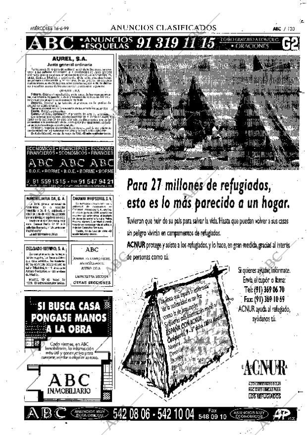 ABC MADRID 16-06-1999 página 133