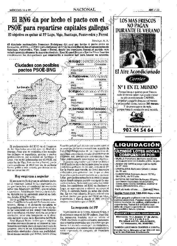 ABC MADRID 16-06-1999 página 23