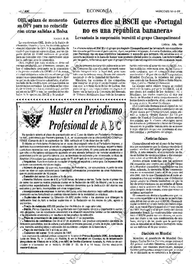 ABC MADRID 16-06-1999 página 46