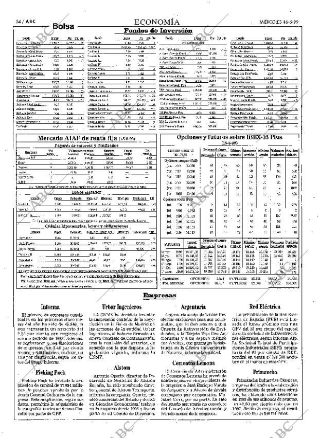 ABC MADRID 16-06-1999 página 54