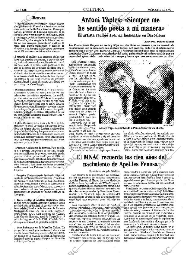 ABC MADRID 16-06-1999 página 60