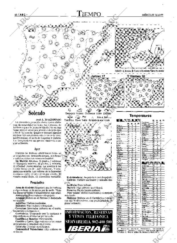 ABC MADRID 16-06-1999 página 66