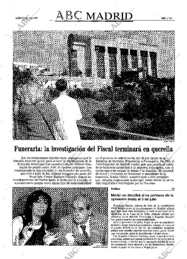 ABC MADRID 16-06-1999 página 67
