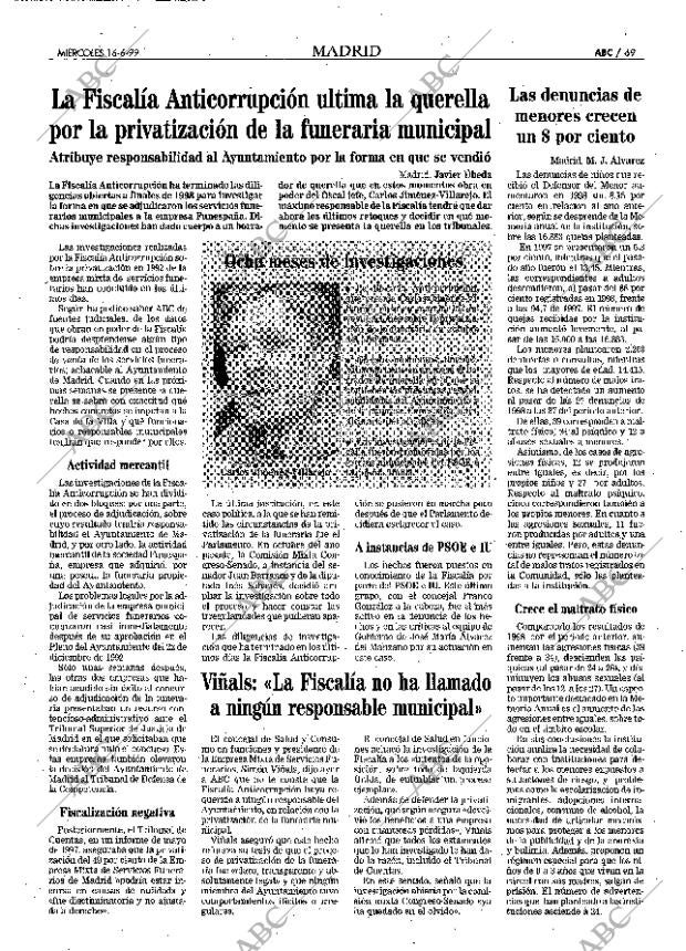 ABC MADRID 16-06-1999 página 69