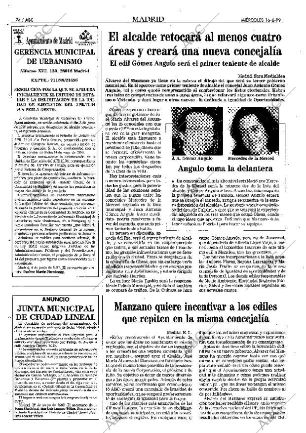 ABC MADRID 16-06-1999 página 74
