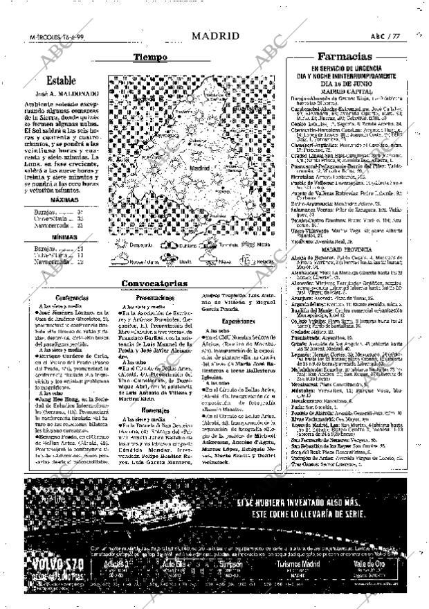 ABC MADRID 16-06-1999 página 77