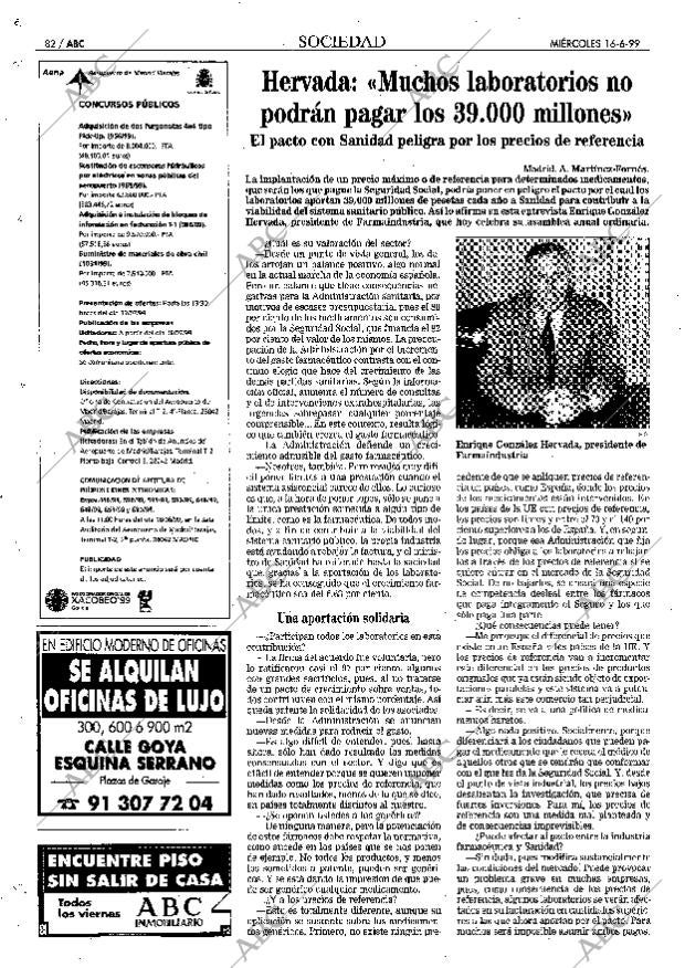 ABC MADRID 16-06-1999 página 82