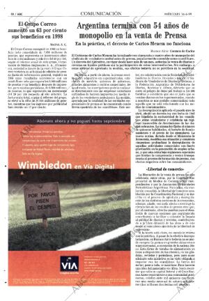 ABC MADRID 16-06-1999 página 88