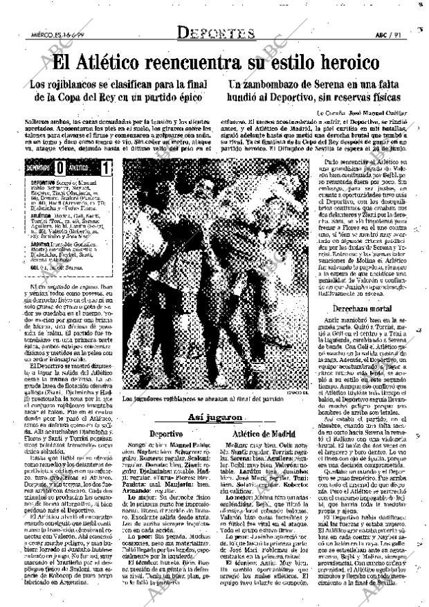 ABC MADRID 16-06-1999 página 91