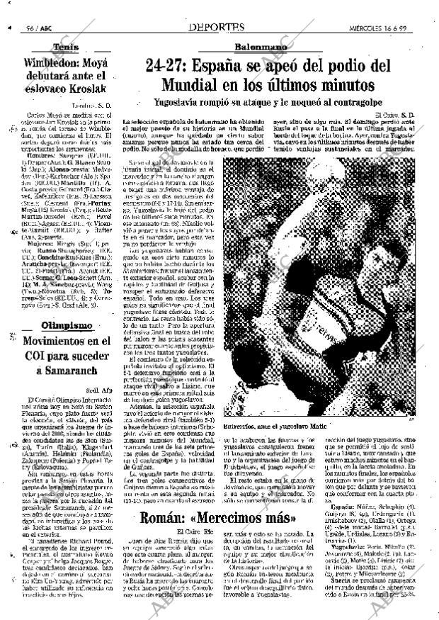 ABC MADRID 16-06-1999 página 96